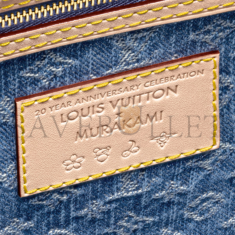 LOUIS VUITTON MURAKAMI DENIM LV X TM KEEPALL BANDOULIÈRE 45 M13875 (45*27*20cm)